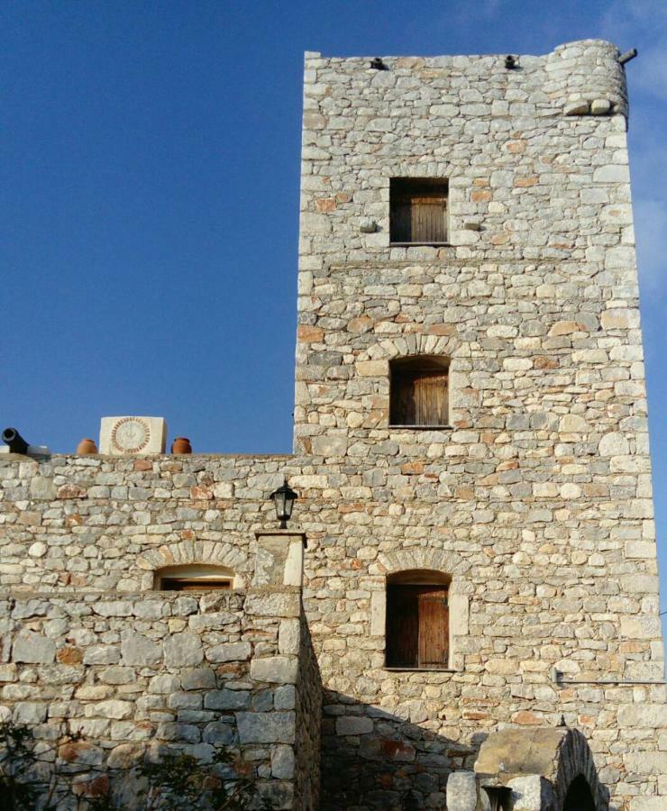 Charouda Stone Tower Daire Pírgos Dhiroú Dış mekan fotoğraf