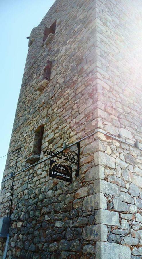 Charouda Stone Tower Daire Pírgos Dhiroú Dış mekan fotoğraf