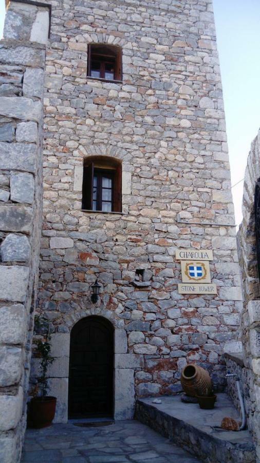 Charouda Stone Tower Daire Pírgos Dhiroú Dış mekan fotoğraf